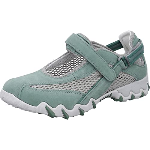 Allrounder by Mephisto NIRO Cold Green/Cool Grey (grün) - Slipper - Damenschuhe Bequeme Ballerina/Slipper, Grün, Leder/Textil (mesh) von Allrounder by Mephisto