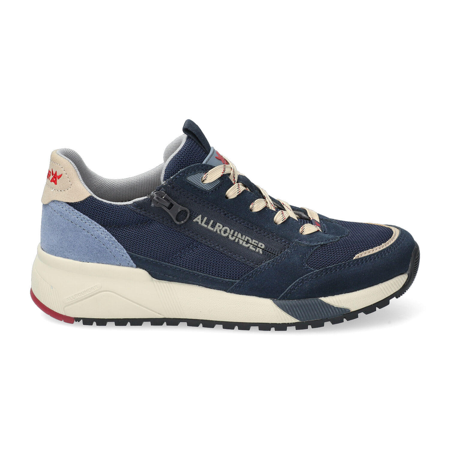 VENICE C.SUEDE 45/A.MESH 45 DR DRESS BLUE von Allrounder