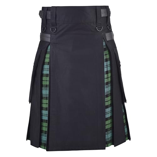 Allsafe Traders Moderner Hybrid-Kilt für Herren, Schottenkaro, Hybrid-Kilt für Herren, Cargo-Taschenkilt, Herren-Utility-Kilt, Campbell Ancient, 40 Allsafe Traders Moderner Hybrid-Kilt für Herren, Schottenkaro, Hybrid-Kilt für Herren, Cargo-Taschenkilt, Herren-Utility-Kilt, Campbell Ancient, 40 von Allsafe Traders
