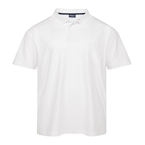 Allsize North 56°4 by Poloshirt weiß große Größen, Größe:6XL von Allsize