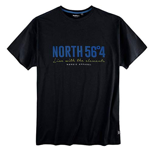 Allsize North 56°4 by T-Shirt Logoprint schwarz XXL, Größe:3XL von Allsize