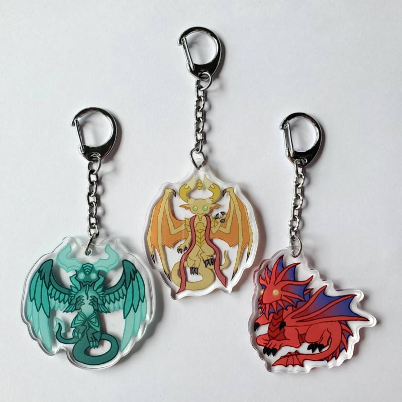 Magic The Gathering Anhänger - Nicole Bolas Ugin Niv-Mizzet Drachen von AlltheDwagons