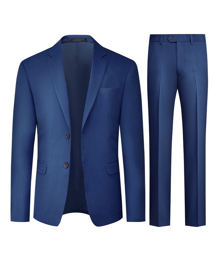 Allthemen Anzug Herren Slim Fit Business Anzug im eleganten Look Hochzeitsanzug Set von Allthemen