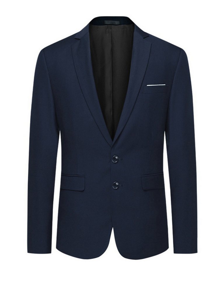 Allthemen Anzugsakko Herren 1 Knopf Blazer mit klassischem Reverskragen von Allthemen