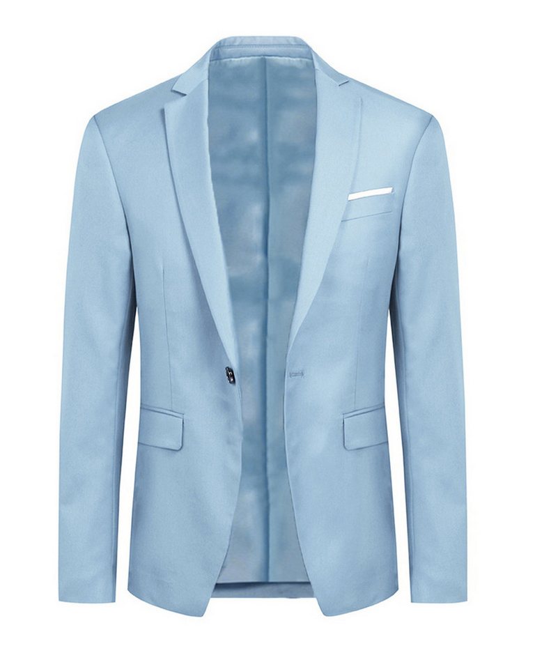 Allthemen Anzugsakko in klassischem Design Sakko mit einem Knopf von Allthemen