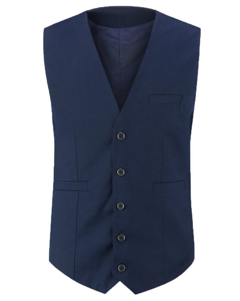 Allthemen Anzugweste Herren Business-Weste in klassischen Design von Allthemen