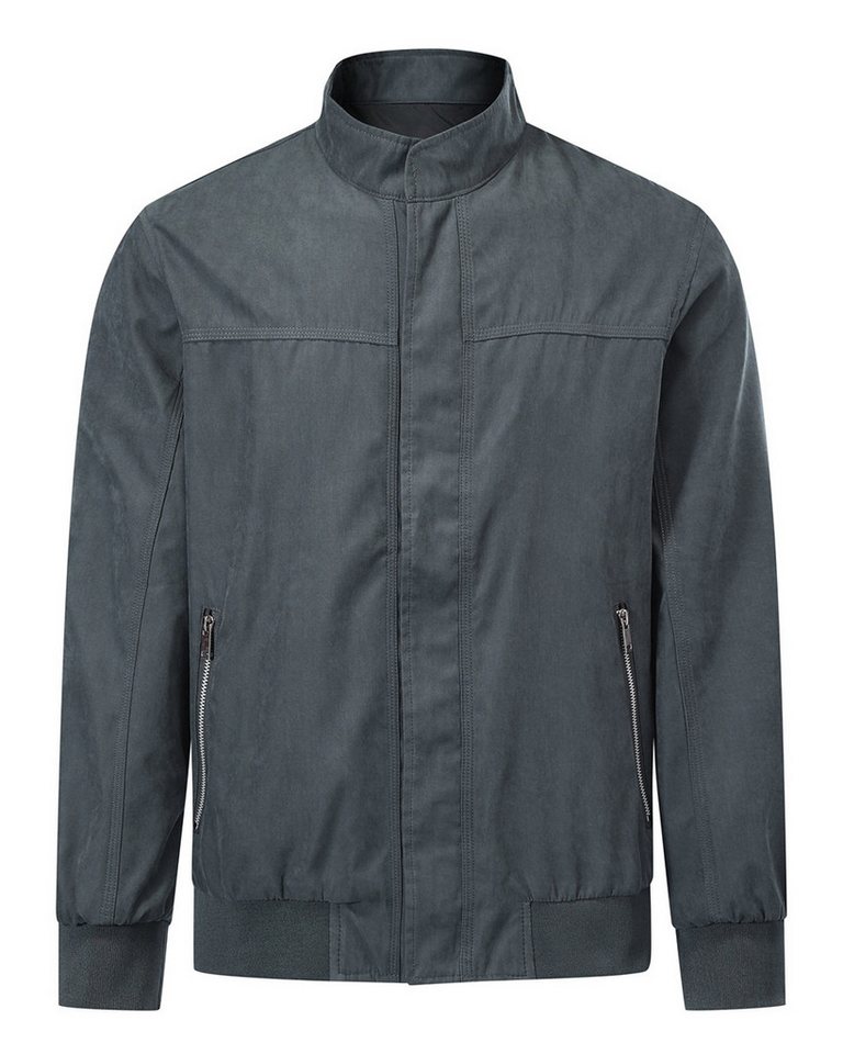 Allthemen Bomberjacke mit Stehkragen leicht Übergangsjacke Herren Herbstjacke von Allthemen