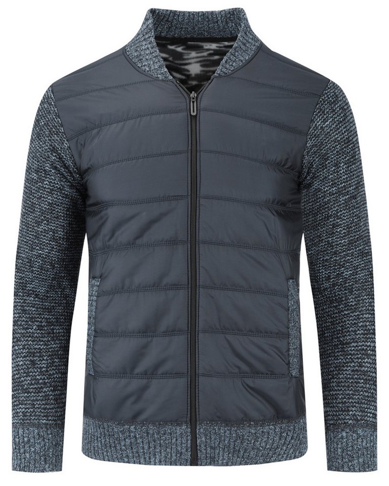 Allthemen Cardigan Herren Srtrickjacke Herbst Daunen Pullover Grobstrick Übergangsjacke von Allthemen