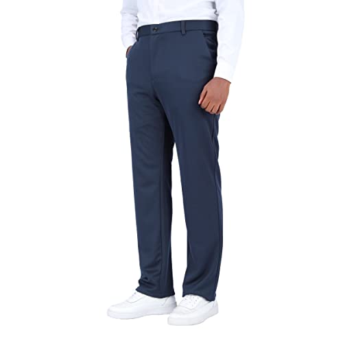 Allthemen Herren Anzughose Straight Stretch Businesshose Slim Fit Anzug Hose für Herbst Blau 36 von Allthemen