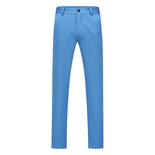 Allthemen Herren Anzughose Stretch Hose Straight Fit Golfhose Business Freizeithose Lang Elegant Hellblau XXL Allthemen Herren Anzughose Stretch Hose Straight Fit Golfhose Business Freizeithose Lang Elegant Hellblau XXL von Allthemen