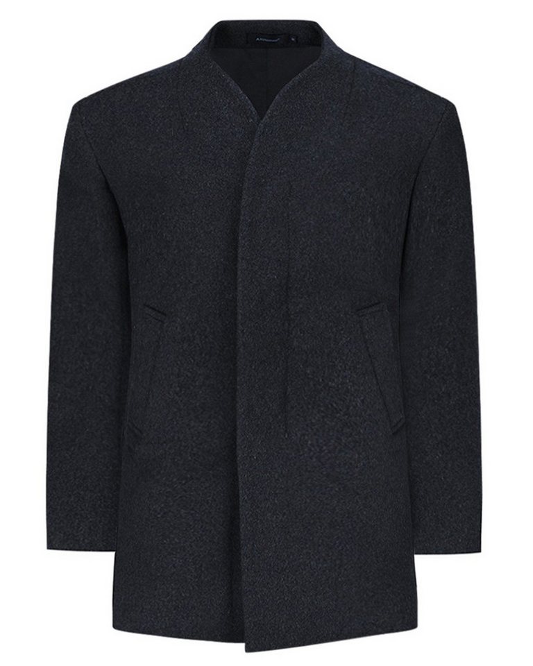 Allthemen Kurzmantel Herren Wollmantel im Slim Fit Wintermantel kurz von Allthemen
