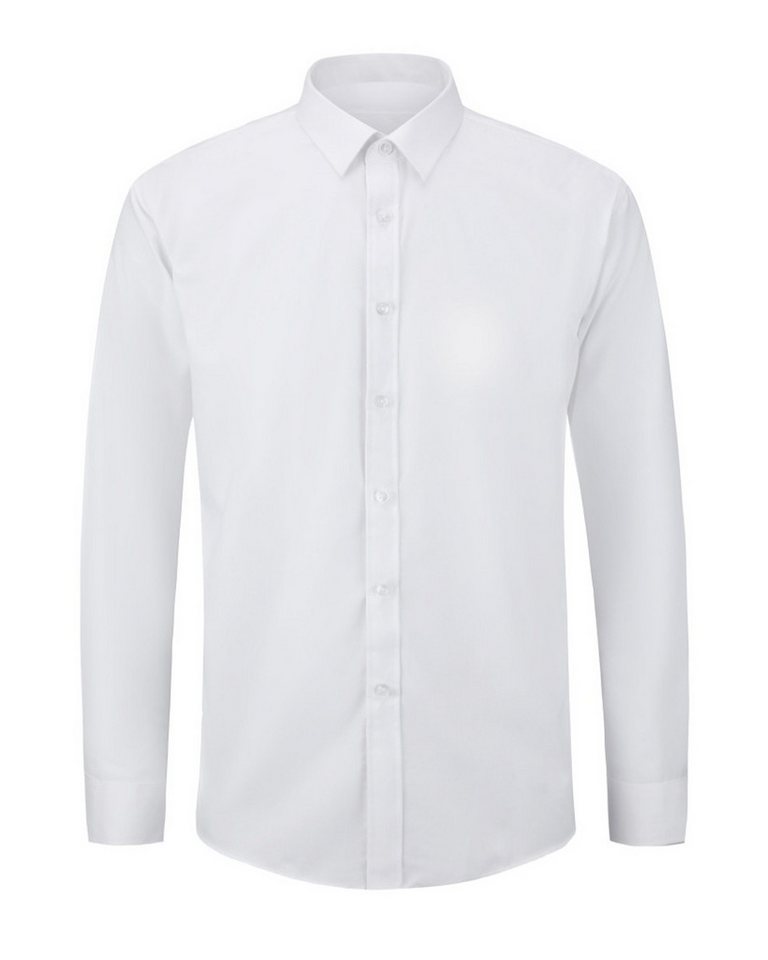 Allthemen Langarmhemd Herren Regular Fit Businesshemd bügelfrei Hemd von Allthemen