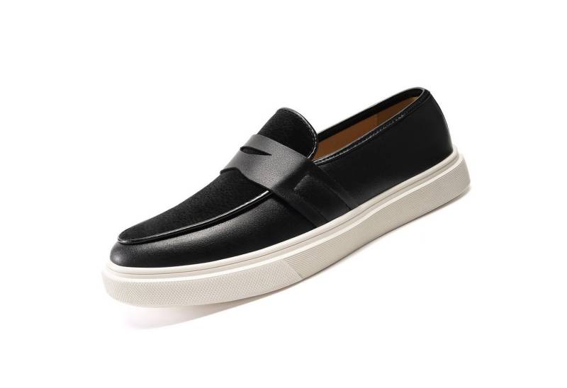 Allthemen Loafer mit Kontrastfarbe Slipper dicker Sohle Schlupfschuh von Allthemen