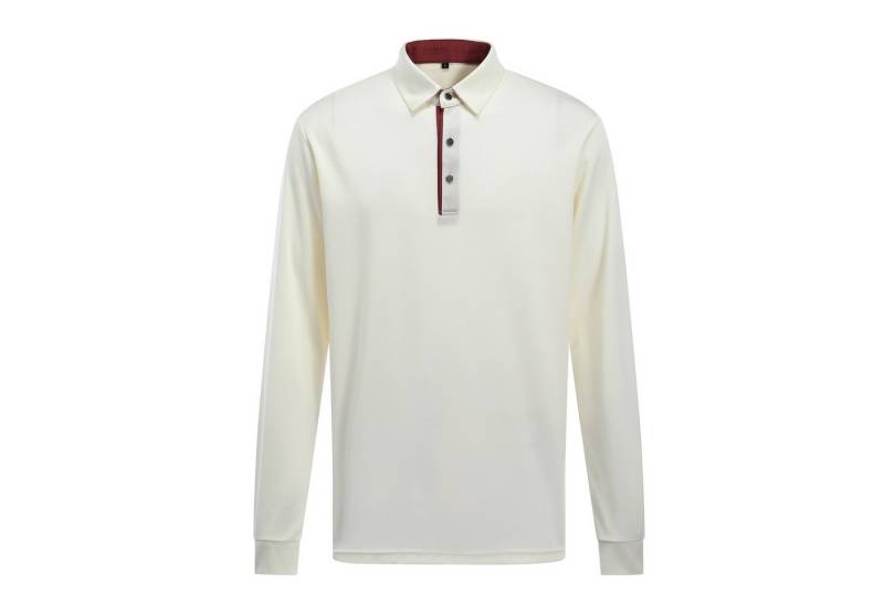 Allthemen Poloshirt Herren Langarm Polohemd mit Kontrastfarben von Allthemen