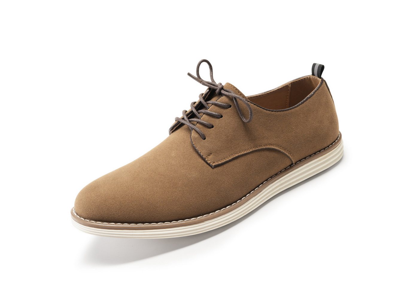 Allthemen Schnürschuh mit schlichten Ziernähten Freizeitschuh Herren lässige Businessschuhe von Allthemen
