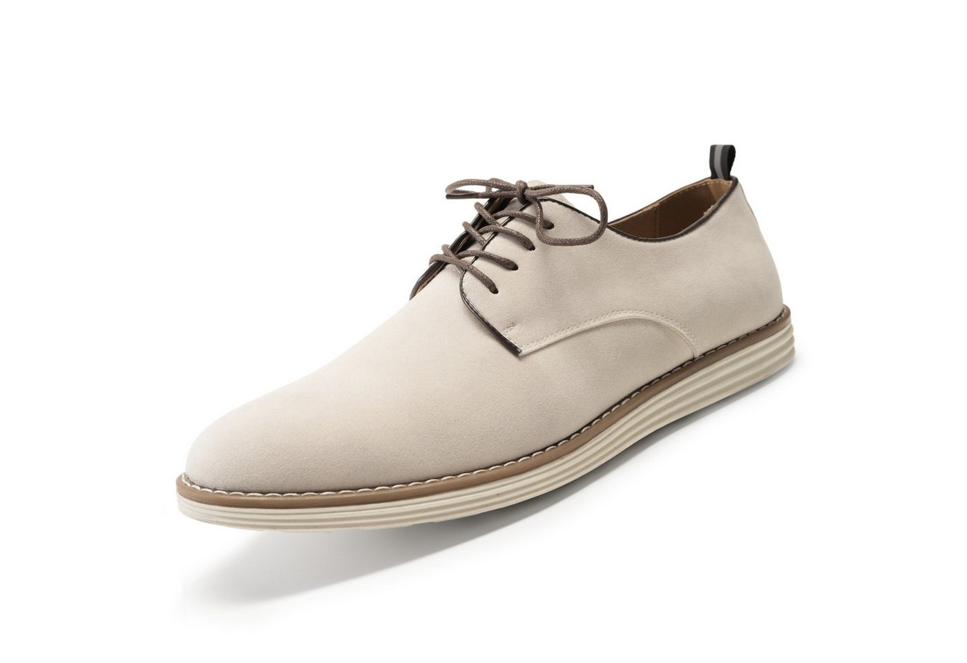 Allthemen Schnürschuh mit schlichten Ziernähten Freizeitschuh Herren lässige Businessschuhe von Allthemen