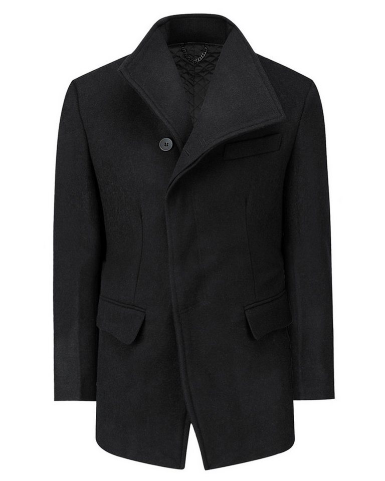 Allthemen Wollmantel mit Reverskragen Wintermantel Herren kurze Winterjacke für Winter Allthemen Wollmantel mit Reverskragen Wintermantel Herren kurze Winterjacke für Winter von Allthemen