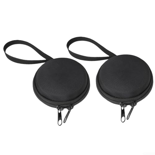 Leichte Mini-Aufbewahrungstasche mit Schlüsselanhänger für Schlüssel und kleine Gegenstände, ideal für den Außenbereich, Schwarz von Allthingstore