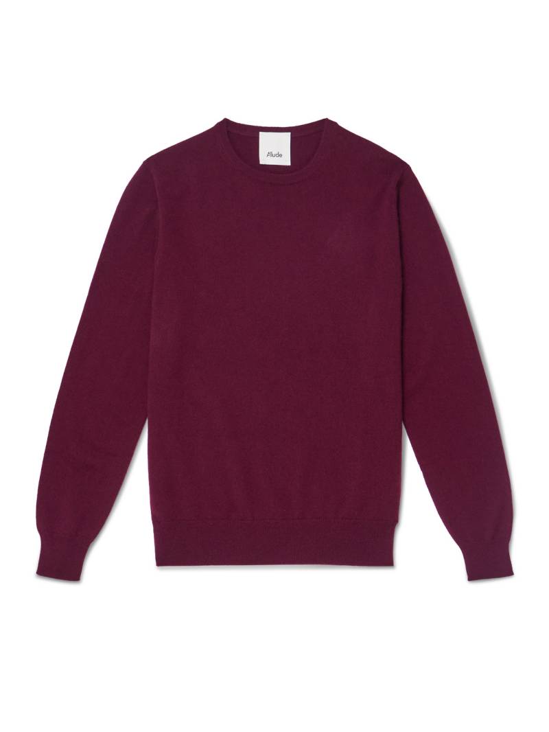 Allude - Cashmere Sweater - Men - Burgundy - XXL von Allude