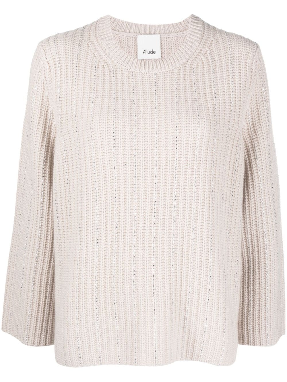 Allude Gestreifter Pullover - Nude von Allude