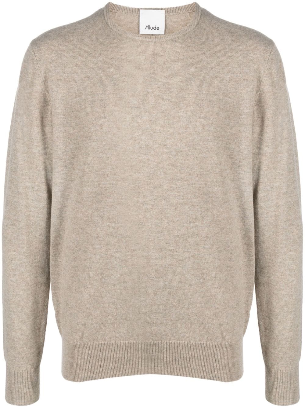 Allude Kaschmirpullover mit Rundhalsausschnitt - Nude von Allude