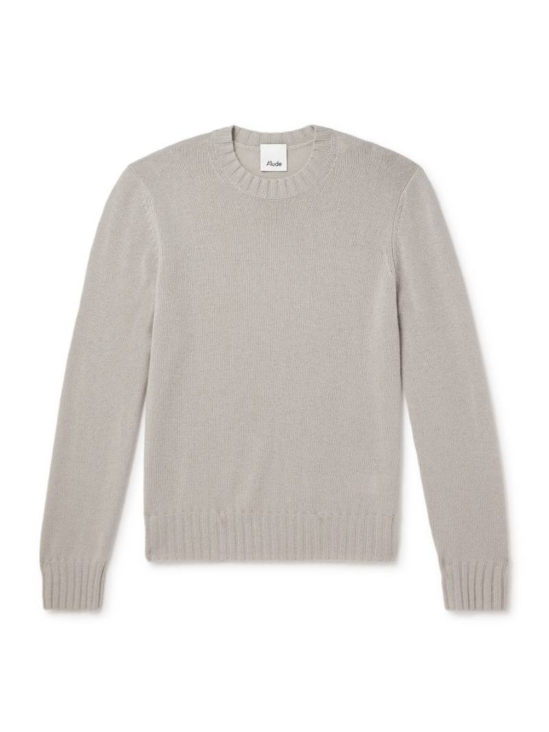 Allude - Wool and Cashmere-Blend Sweater - Men - Neutrals - L von Allude