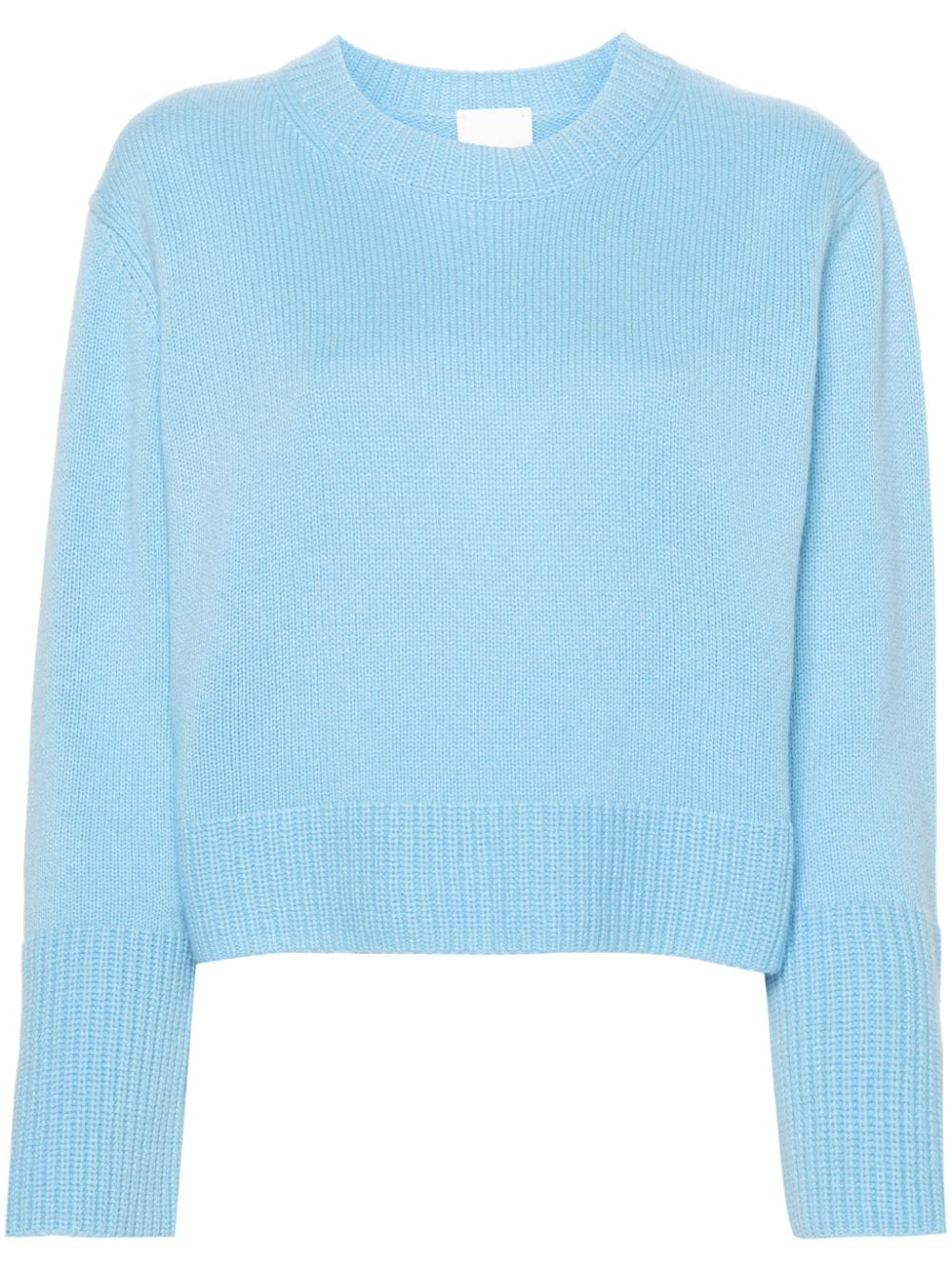 Allude Cropped-Kaschmirpullover - Blau von Allude