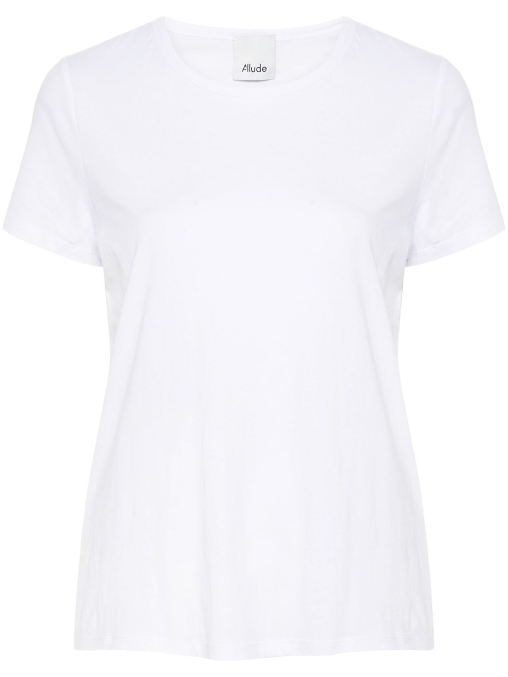 Allude T-Shirt aus Baumwolljersey - Weiß von Allude