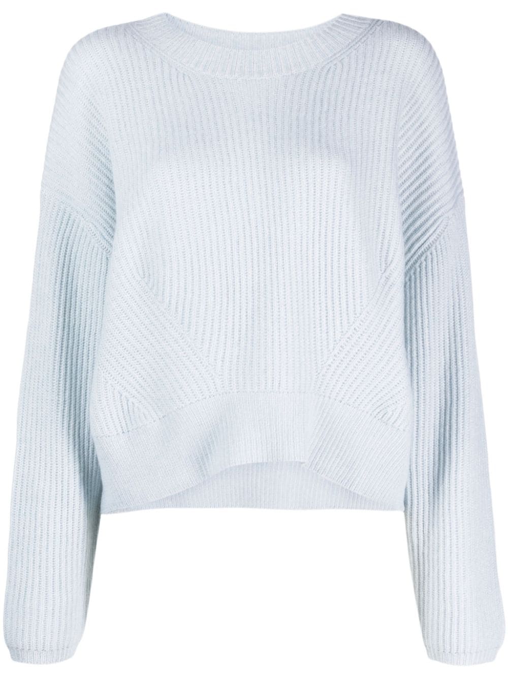 Allude Gerippter Kaschmirpullover - Blau von Allude