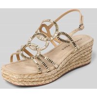 ALMA EN PENA Sandalette mit Plateausohle in Ecru, Größe 40 von Alma en Pena