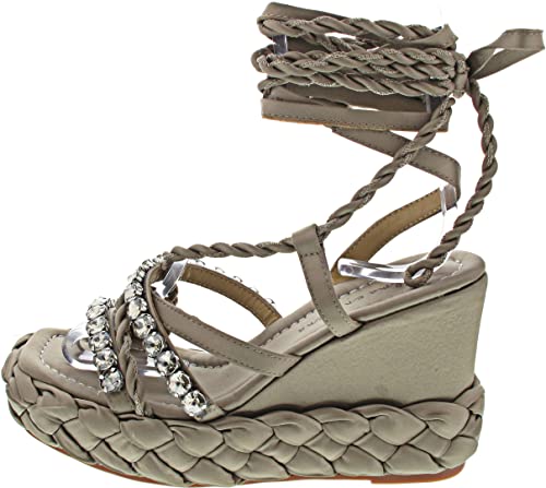 Alma en Pena Damen Sandalette in Beige, Größe 36 von Alma en Pena