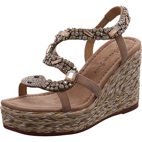 Alma en Pena Damen Sandalette in Beige, Größe 38 von Alma en Pena