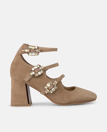 Alma en Pena. Absatzschuhe für Damen., Camel, 40 EU von Alma en Pena
