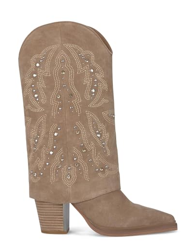 Alma en Pena. Damen High Heel Boots, Graubraun, 38 EU von Alma en Pena