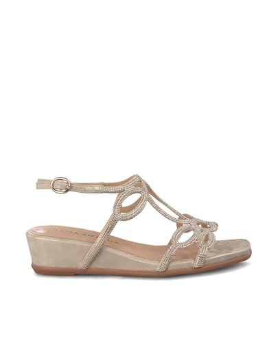 Alma en Pena. Damensandalen mit Absatz., gold, 38 EU von Alma en Pena