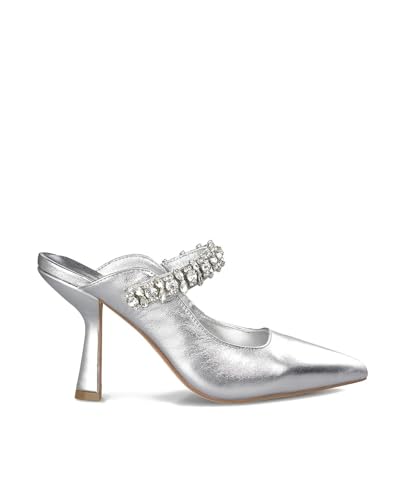 Alma en Pena. Schuhe mit Stiletto-Absatz aus Leder für Damen., silber, 36 EU Alma en Pena. Schuhe mit Stiletto-Absatz aus Leder für Damen., silber, 36 EU von Alma en Pena
