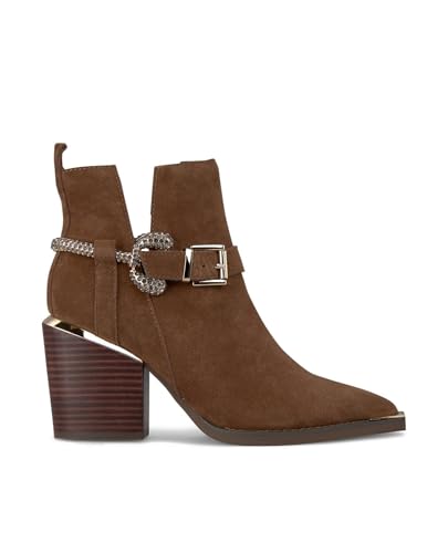 Alma en Pena. Stiefeletten mit Absatz für Damen., Camel, 39 EU von Alma en Pena