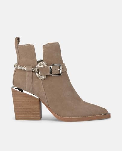 Alma en Pena. Stiefeletten mit Absatz für Damen., Graubraun, 42 EU von Alma en Pena