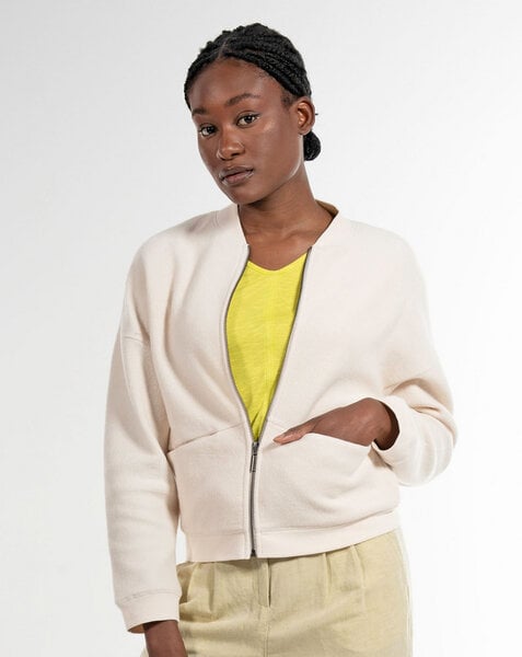 Alma & Lovis Blouson-Jacke aus flauschigem Bio-Baumwoll-Fleece | Teddy Jacket von Alma & Lovis