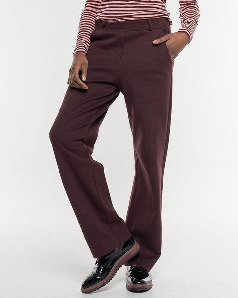 Alma & Lovis Edle Hose in Gabardine-Struktur aus feiner Bio-Baumwolle | Gabardine Hose von Alma & Lovis