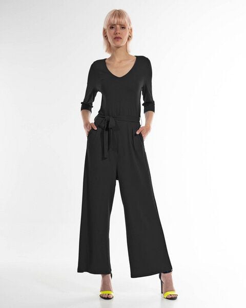 Alma & Lovis Eleganter Einteiler aus fließendem EcoVero | Pique Jumpsuit von Alma & Lovis