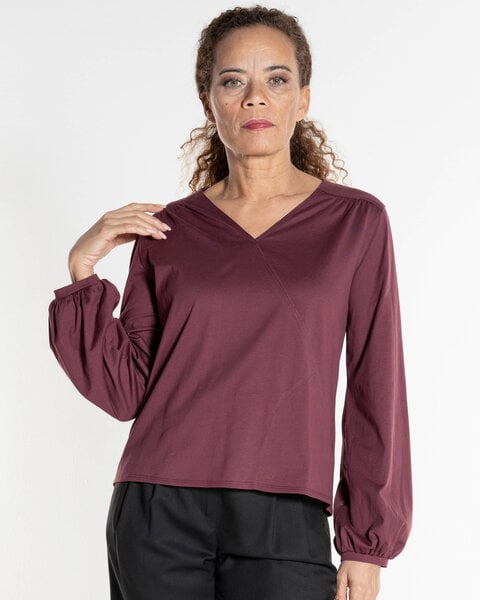 Alma & Lovis Feminine Bluse im Wickel-Look aus extra feiner Bio-Baumwolle | Wickelbluse von Alma & Lovis