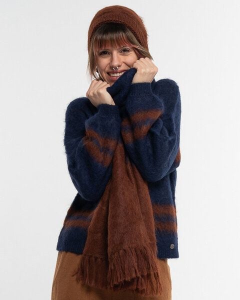 Alma & Lovis Flauschiger Strickschal aus gebrushter Alpakawolle | Brushed Scarf von Alma & Lovis