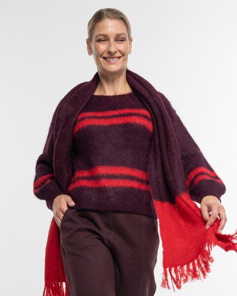 Alma & Lovis Flauschiger Strickschal aus gebrushter Alpakawolle | Brushed Scarf von Alma & Lovis