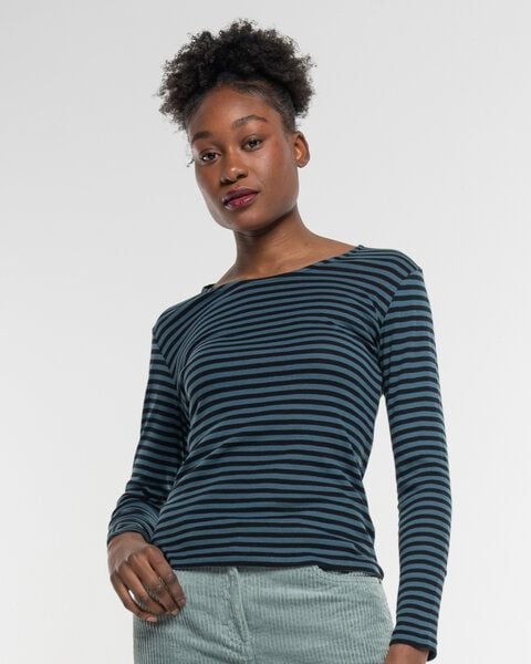 Alma & Lovis Geringeltes Longsleeve aus softer Bio-Baumwolle | Ringel Shirt von Alma & Lovis