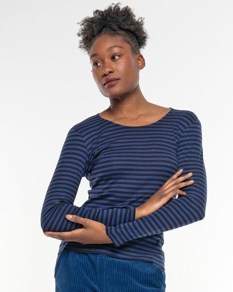 Alma & Lovis Geringeltes Longsleeve aus softer Bio-Baumwolle | Ringel Shirt von Alma & Lovis