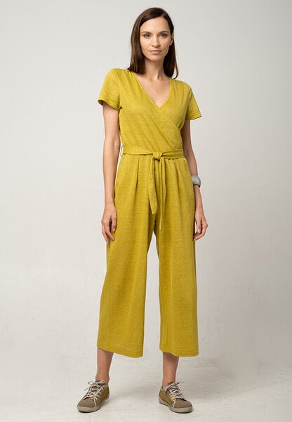 Alma & Lovis Jumpsuit mit Taschen und Bindegürtel aus Hanf | Hemp Jumpsuit von Alma & Lovis