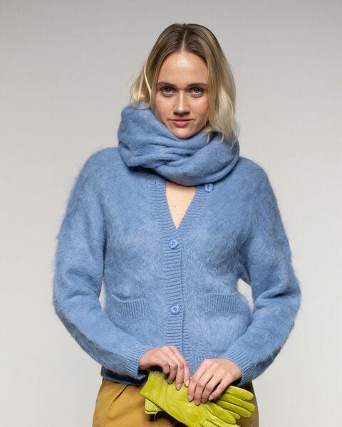 Alma & Lovis Kuschelige Wohlfühljacke aus gebrushtem Alpakastrick | Brushed Jacket von Alma & Lovis