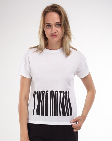 Alma & Lovis Lässiges T-Shirt mit Textprint im Loose Fit | Print Shirt von Alma & Lovis