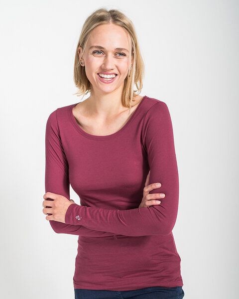 Alma & Lovis Langarmshirt aus 100% Bio-Baumwoll-Jersey (kbA) | Pure Shirt von Alma & Lovis